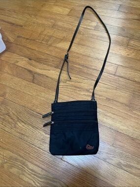 Dooney & Bourke Black Nylon Crossbody Bag